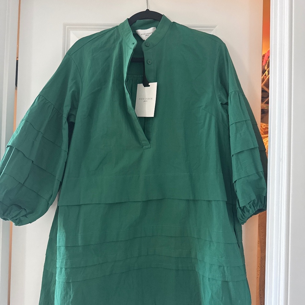 Tuckernuck Palm Green Chelsea Dress